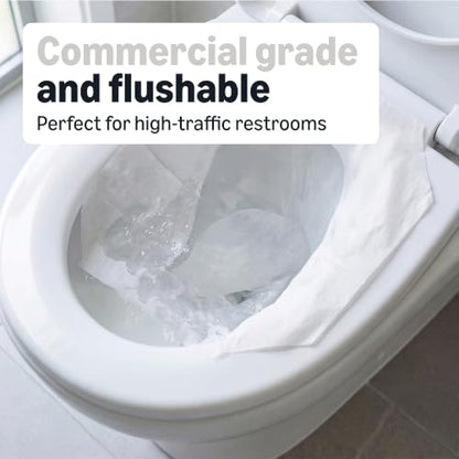Amazon Basics Disposable Toilet Seat Covers, 4 Packs of 250 Count