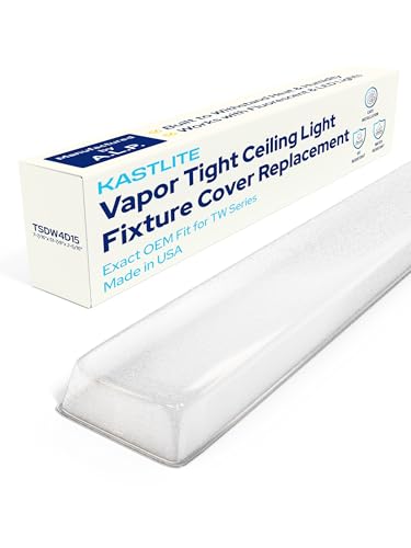 KASTLITE Vapor Tight Fixture Lens Cover Replacement, TSDW4D15, 4-Pack - size: ALP-TSDW4D15