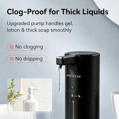 Touchless Automatic Electric Foaming Soap Dispenser - color: Black, size: Foam