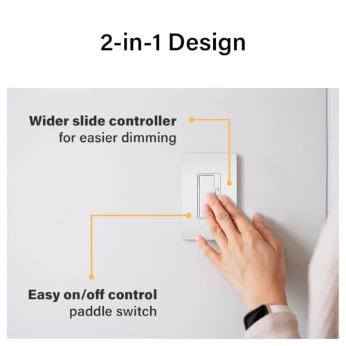 Legrand Radiant 0-10V LED Dimmer Light Switch, White, 1-Pack - color: Led