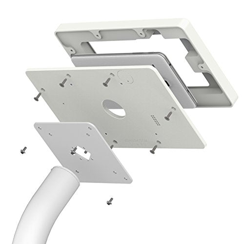 VidaMount White Enclosure and Floor Stand [Bundle] Compatible with Samsung Galaxy Tab A 7.0 - color: White, size: Galaxy Tab A 7.0