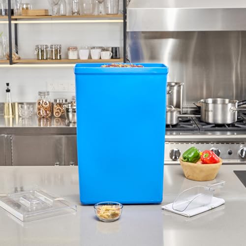 Restaurantware 10 gal Blue Plastic Cup Ingredient Bin - color: Blue