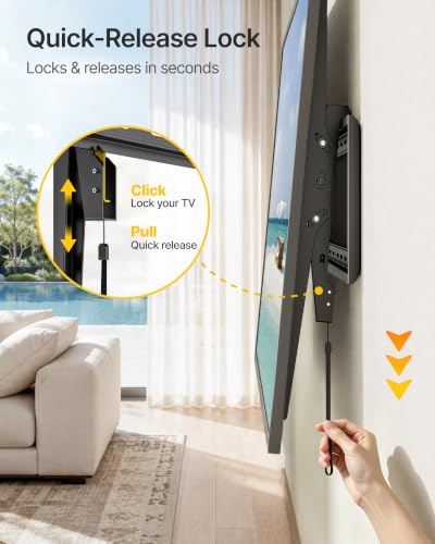 monTEK Heavy Duty Tilting TV Wall Mount for 50-100 Inch TVs up to 220 lb - size: 50-100" Tilt