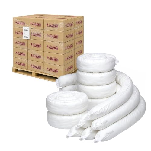 Oil Only Absorbent Socks 3 x 48 Inch, 144 Pack, 1.4 Gallon Each - color: Oil Socks 3" x 48" (12-Pack), size: Pallet