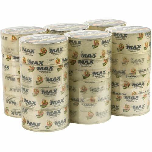 Duck DUC287735 55 Yard MAX Strength Packing Tape - Pack of 24