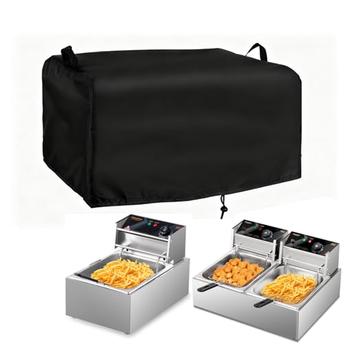 Cover Compatible with ROVSUN Commercial Deep Fryers 11.4QT &22.8QT - size: For ROVSUN: 22"D x 17"W x 12"H