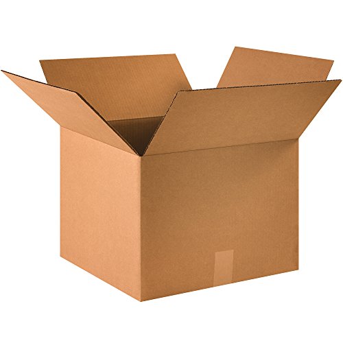 PARTNERS BRAND 16 x 16 x 12 Corrugated Cardboard Boxes, Medium 16"L x 16"W x 12"H, Pack of 25 | Shipping, Packaging, Moving, Storage Box for Home or Business, Strong Wholesale Bulk Boxes - size: 16x16x12" (25-Pack)