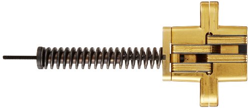 SOSS 20 Minute Fire Rated Invisible Closer Model 218IC for 1-3/4" Thick Material, Zinc, Satin Brass Exterior Finish, Model Number 218ICUS4, #10 x 1.5 inches