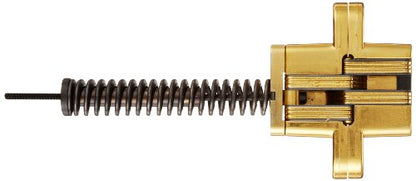 SOSS 20 Minute Fire Rated Invisible Closer Model 218IC for 1-3/4" Thick Material, Zinc, Satin Brass Exterior Finish, Model Number 218ICUS4, #10 x 1.5 inches