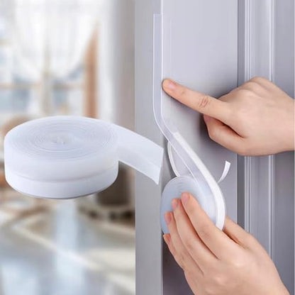 Dstorelhp Silicone Weather Stripping Door Seal, 35MM x 32.8FT, Transparent - size: 35 mm x 10 m