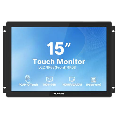 15 Inch IP65 Industrial Touchscreen,1024×768 Open Frame Monitor - size: 15 inch(Square Screen)
