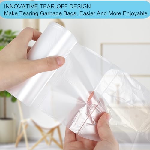 2 Gallon Small Plastic Trash Bags, 7.5 Liters Wastebasket Liners 100 Count - style: Trash bags