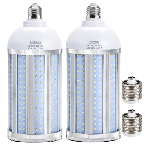 2 Pack 100W LED Corn Cob Bulb,10,000 Lumen, Daylight 5000K - size: 100W 2pack