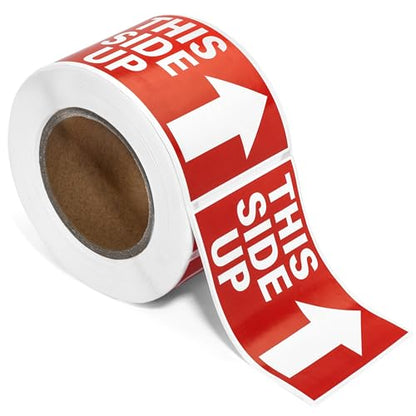 This Side Up 500 Labels per Roll 3"x5" by Sutter Signs - style: This Side Up 500 per Roll (Pack of 1)