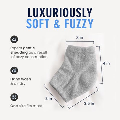 Dr. Frederick's Original Fuzzy Heel Socks (Mellow Moon) - color: Mellow Moon