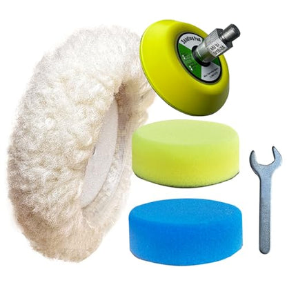 6 Pcs Buffing Polishing Kit for Milwaukee M12 Polisher/Sander