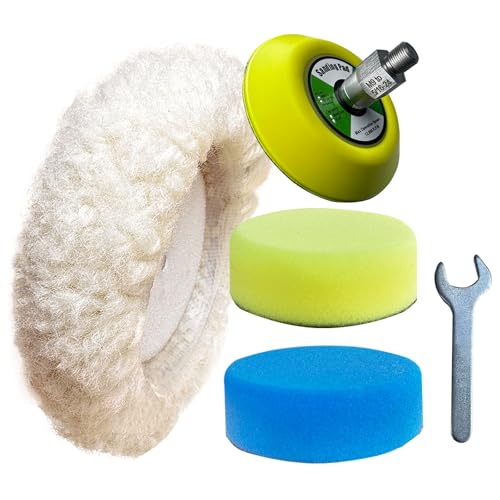 6 Pcs Buffing Polishing Kit for Milwaukee M12 Polisher/Sander