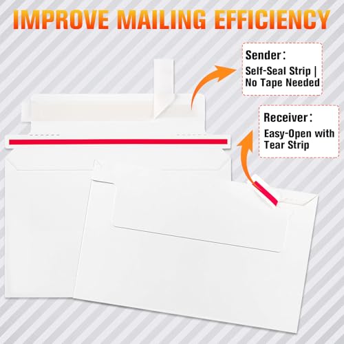 600 Pack Rigid Mailers, 7"x4.35" Premium Trading Card Shipping Envelopes - size: 600 Pack