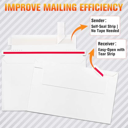 600 Pack Rigid Mailers, 7"x4.35" Premium Trading Card Shipping Envelopes - size: 600 Pack