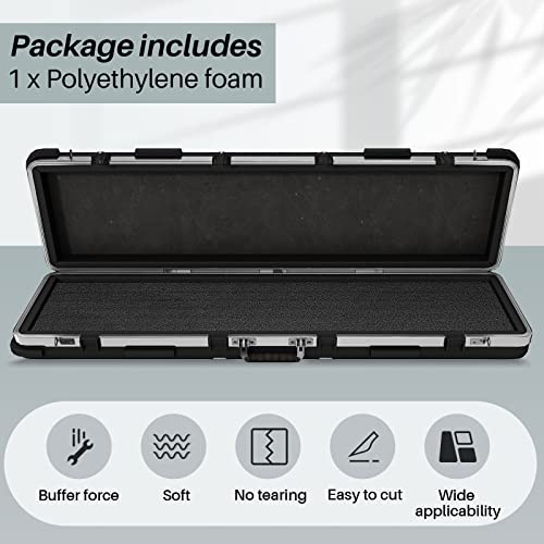 Ramede 54 X 16 X 2 Inch Polyethylene Foam Sheet for Gun Case - size: 54 x 16 x 2 Inch