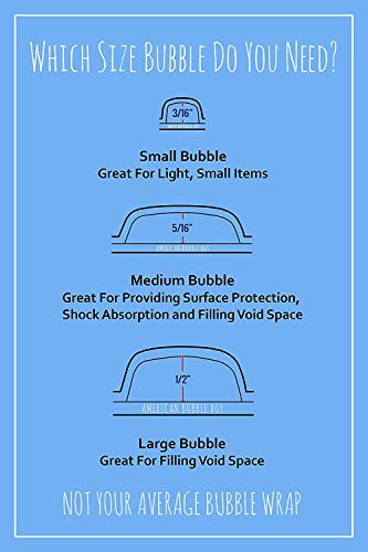 America's Best - 24 Inch Wide - Bubble Wrap! (350 Square Feet) - size: 350 Square Feet