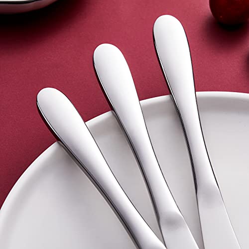 Aebeky 8-Piece Stainless Steel Table Knives,Dinner Knives Set,9.1-Inch (8-Piece) - size: 8-Piece