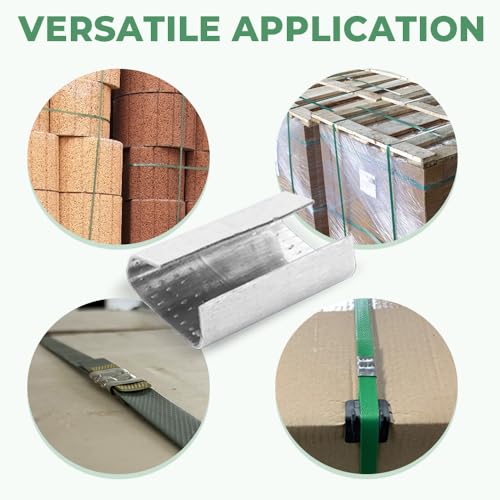 100Pcs Packaging Open Serrated Seals for 5/8'' Width