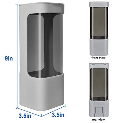 Cup Dispenser, Wall Mount Water Cooler Cups Holder Fit 3-5oz Cup - color: Gray