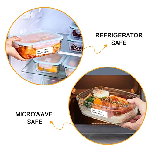 500pcs Food Labels,1 x 3 Inch Freezer Labels Removable for Food Containers, Mason Jar, Water/Oil/Tear Resistant,No Residue Food Storage Labels Perfect for Kitchen - color: Freezerbk