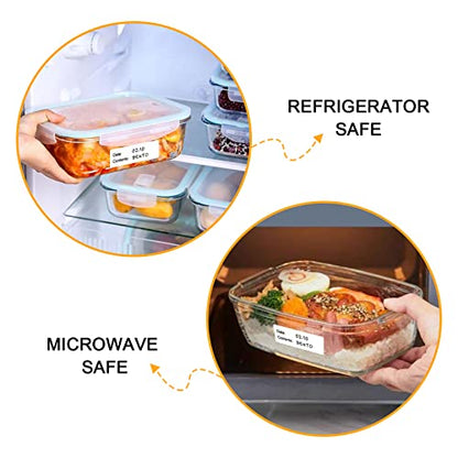 500pcs Food Labels,1 x 3 Inch Freezer Labels Removable for Food Containers, Mason Jar, Water/Oil/Tear Resistant,No Residue Food Storage Labels Perfect for Kitchen - color: Freezerbk