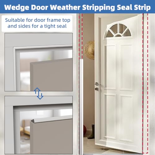 Kneelisa Wedge-Shape Window Weather Stripping Door Frame Seal 118” Brown - color: Brown, size: 118"
