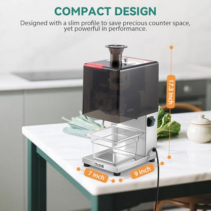 Newhai Commercial Scallion Shredder, 2.3mm Detachable Blade, Compact Design