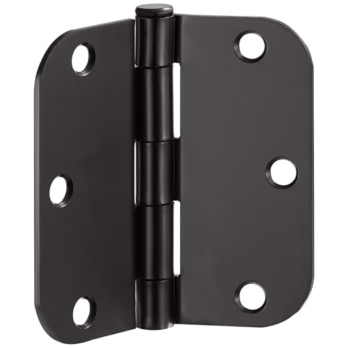 Design House Interior Door Hinge, 3.5", Matte Black - color: Matte Black