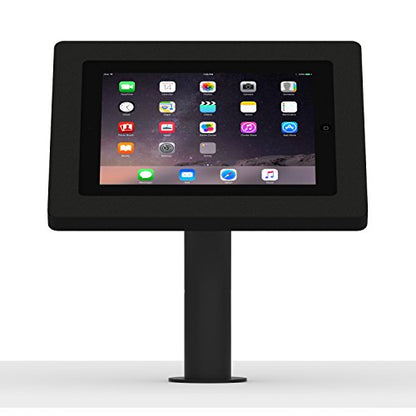VidaMount Black Enclosure and Fixed Neck Wall/Table Surface Mount [Bundle] Compatible with iPad 2/3/4 - color: Black, size: iPad 2/3/4