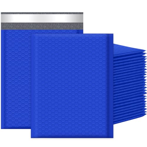 Famagic Bubble Mailers 8.5x12 Inches 40pc Dark Blue Usable 8.5x11 Padded Envelopes Self Seal Adhesive Waterproof Shipping Bags for Clothes - color: Dark Blue, size: 8.5x12 Inches 40pcs