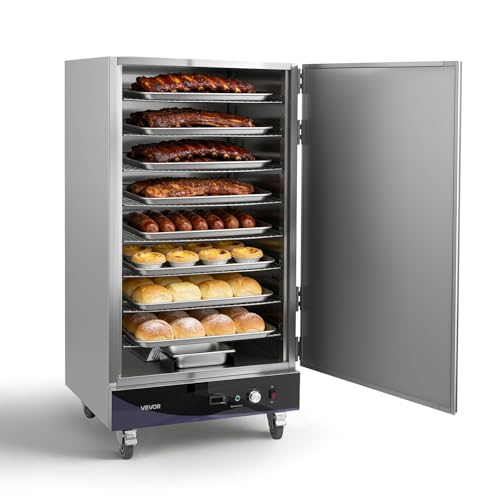 VEVOR Commercial Electric Food Warmer 8 Tier Stainless Steel Single-Door - size: 8 Tier