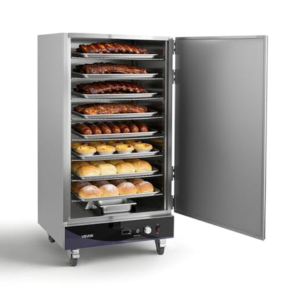VEVOR Commercial Electric Food Warmer 8 Tier Stainless Steel Single-Door - size: 8 Tier