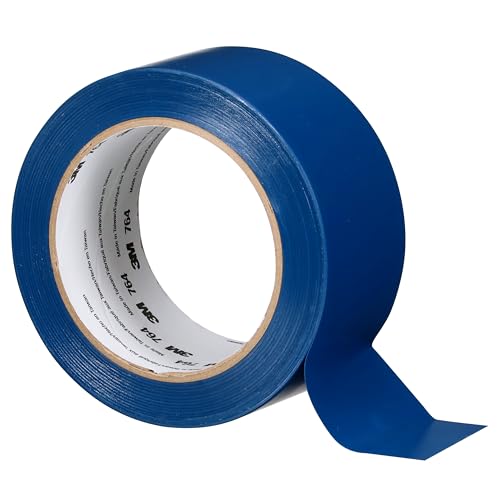 3M General Purpose Vinyl Tape 764, Blue, 2 in x 36 yd, 5 mil, 1 Roll - color: Blue, size: 2 in x 1296 in