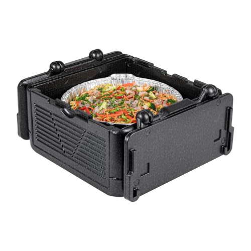 Restaurantware Black Epp Food Pan Carrier, 16.7 x 9.1 In - size: 25 Quart