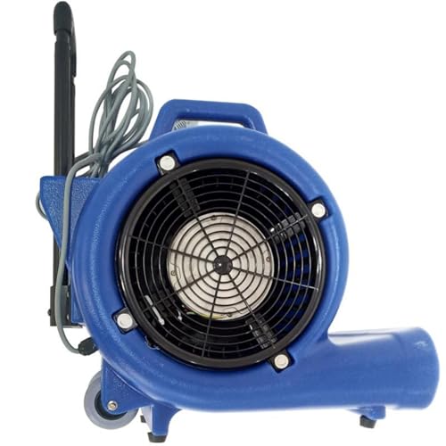 220V 900W Air Mover 3 Speed Adjustable Floor Dryer Blue Floor Blower Fan Wet Carpet Dryer for Janitorial Home Commercial Use