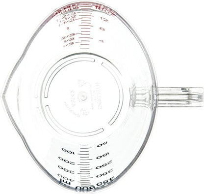 Carlisle FoodService Products 4314207 Commercial Plastic Measuring Cup, 1 Pint, Clear - size: 1 Pint, style: Modern