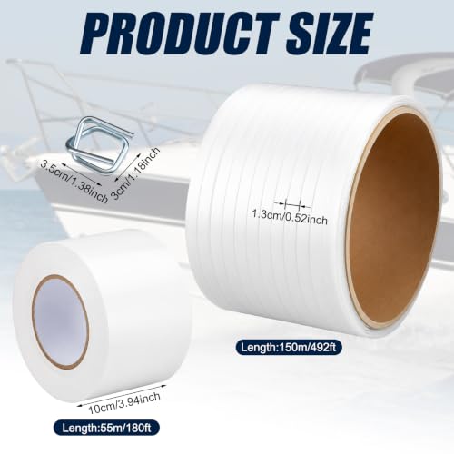 Kingdder 52 Pcs Shrink Wrap Installation Set for Boat Outdoor Equipment