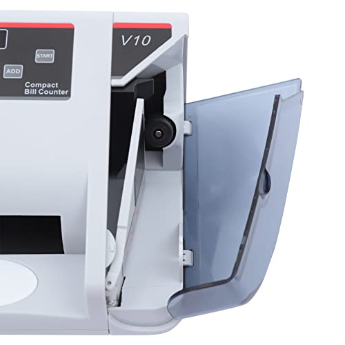 Portable Money Counter with Uv/Mg/Wm Counterfeit Detection 600Pcs/Min Bill Multi-Currency Counting Machine 100-240V Led Display，Bill for Business Mixed Denomination Money Counting Machine
