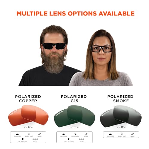 Ergodyne Skullerz Odin Polarized Safety Sunglasses - color: Kryptek Highlander Frame, Polarized Smoke Lens