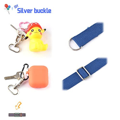 Rainbow Swivel Hook Claw Clasp - 25mm Slide Strap Buckle D Ring Adjuster Buckle for Dog Collar Backpack Purse Hardware - color: Silver 5 Sets