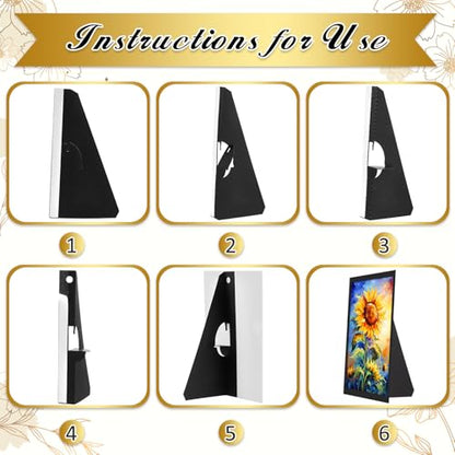 Marspark 12 Pack Poster Stand,12 Inch,Black - color: Black, size: 12 Inch