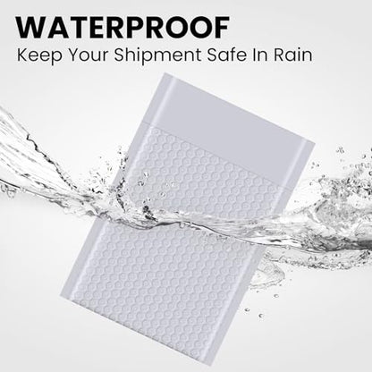 Bubble Mailers 8.5x11inch 50Pack Grey Bubble Mailers Self-Seal Padded Mailing Envelopes Bubble Opaque Padded Mailer for Small Businesses to Package and Mail Jewelry Cosmetics#2（white，grey） - size: 8.5x11-50Pc