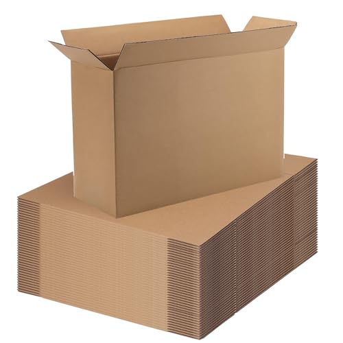12x9x4 Shipping Boxes Set of 40, Brown Kraft Corrugated Cardboard Small Boxes Mailers for Business Packaging Box - color: Brown Shipping Box, size: 12x9x4 Box