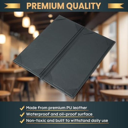 1 Pack 2 View Menu Holder Menu Covers 4.25" x 11" - size: 2 View
