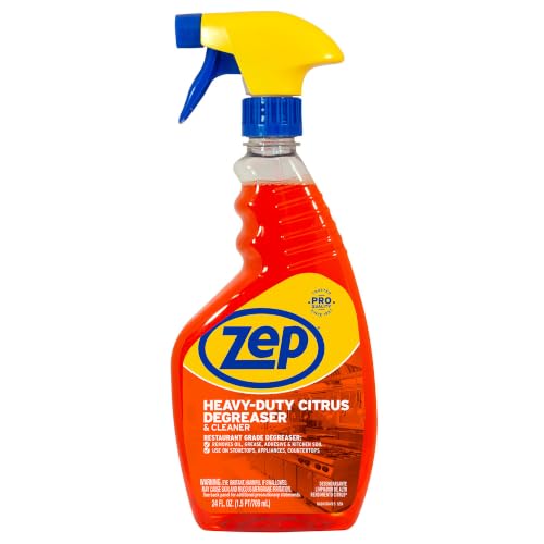 Zep Heavy-Duty Citrus Cleaner Spray Bottle (24 Fl Oz (Pack of 4)) - size: 24 Fl Oz (Pack of 4)